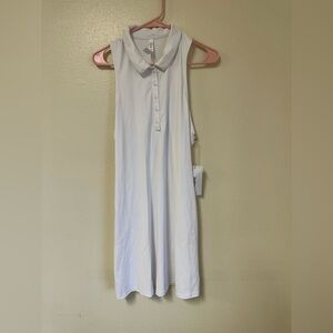 AugIris White Golf Dress